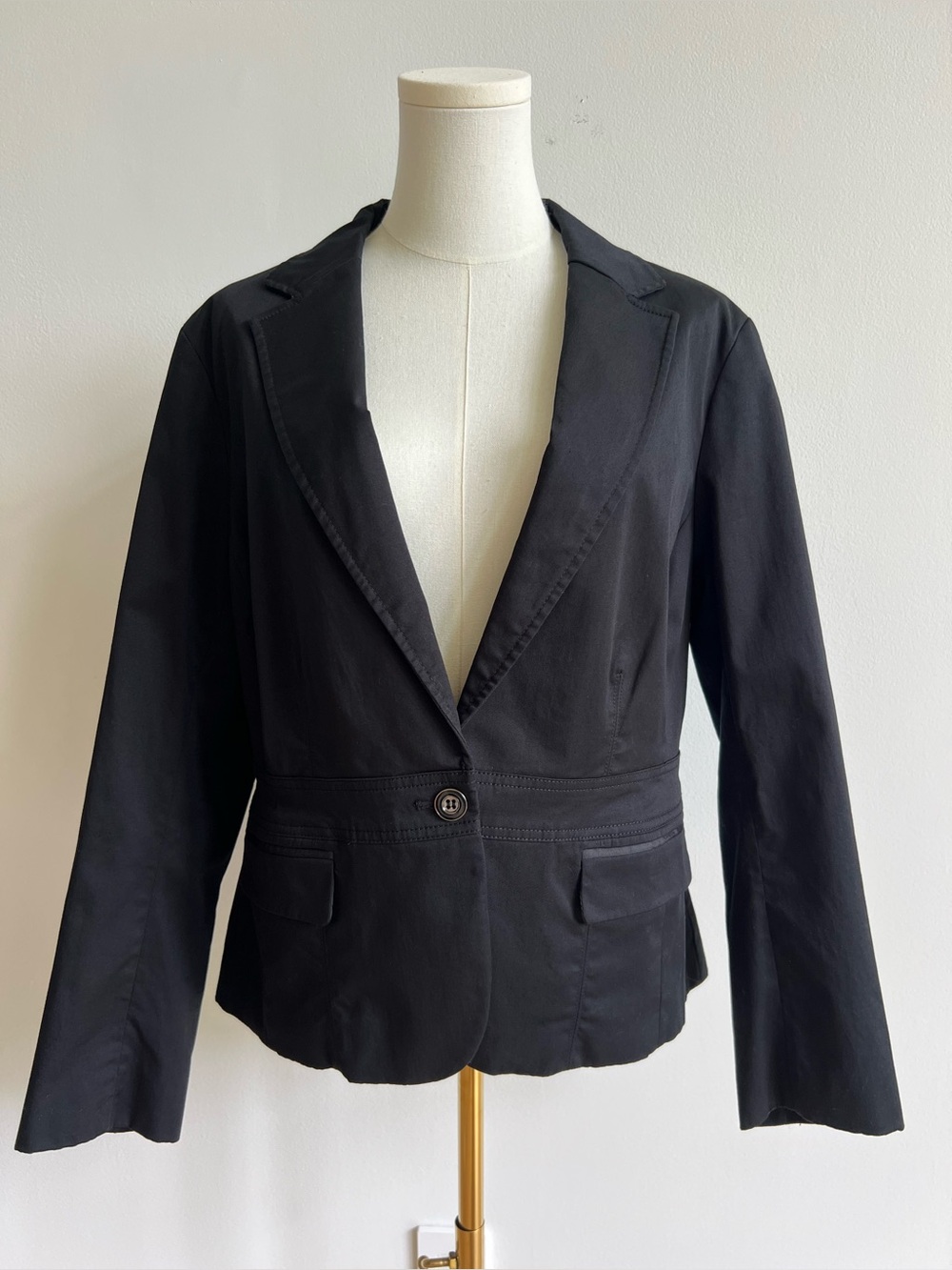 NWOT New York & Co. Black Blazer Tailored Stretch Jacket Structured Fitted